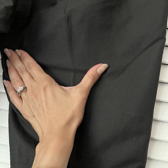 MaxMara S'MaxMara brown 100% cotton straight leg chino pants, mid-rise, size US6 - Picture 6 of 11